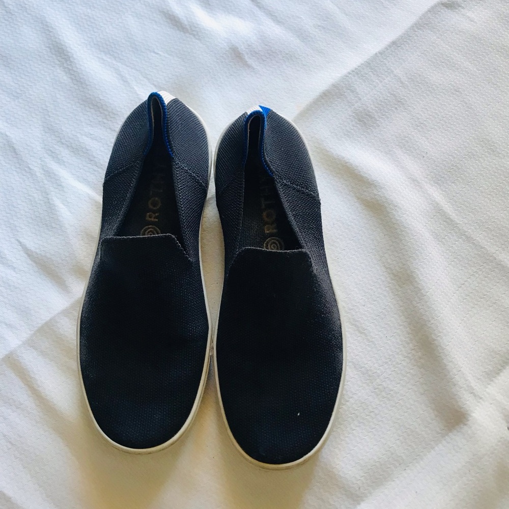 Rothy’s navy blue and Blue Slip-On Shoes